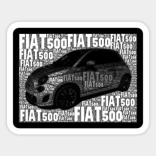 Fiat Word Photo Sticker